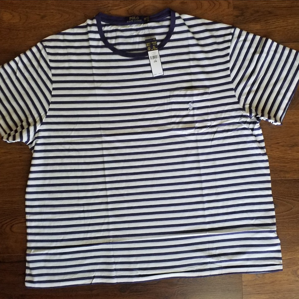 Mens Polo Pocket T shirt